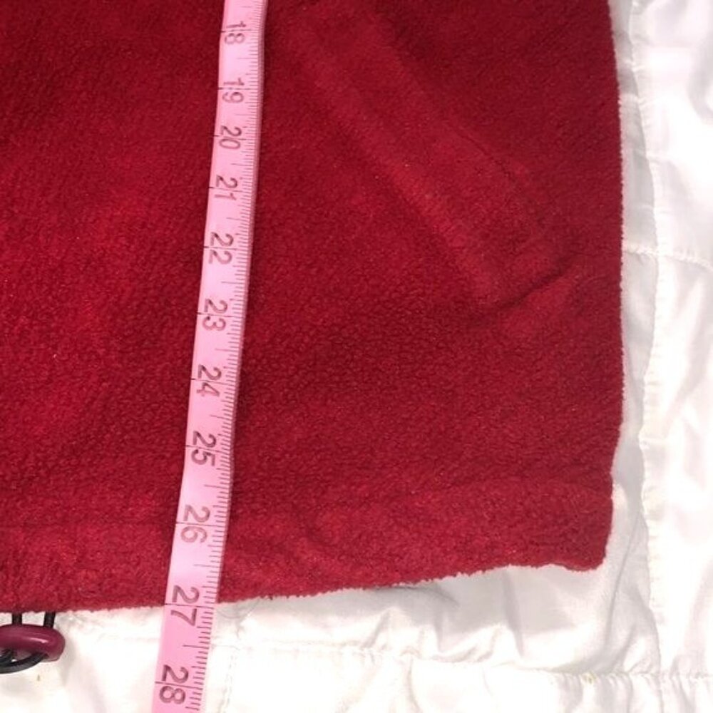 Vintage Basic Editions Red Fleece Jacket Medium - Picture 11 of 12